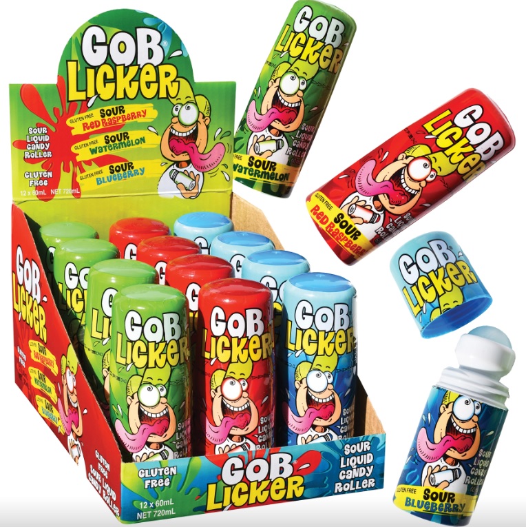 Gob Licker – Sour Raspberry, Sour Watermelon or Sour Blueberry
