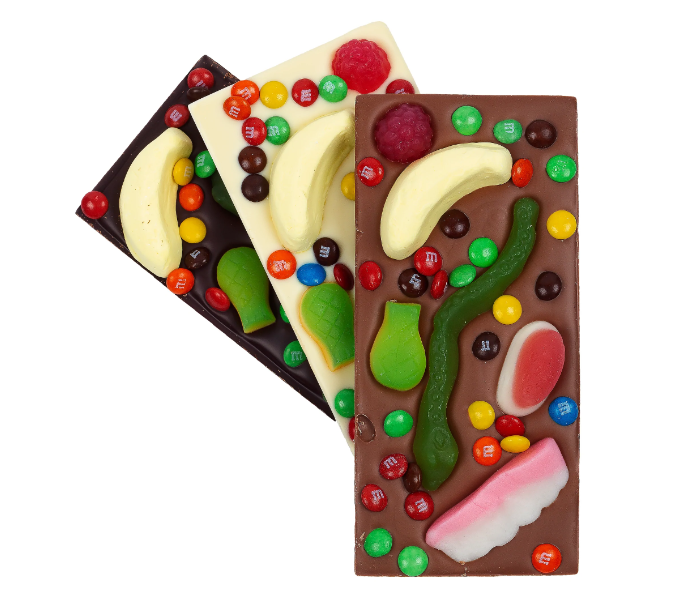 Freckleberry Party Lolly Block – WHITE CHOC 100g