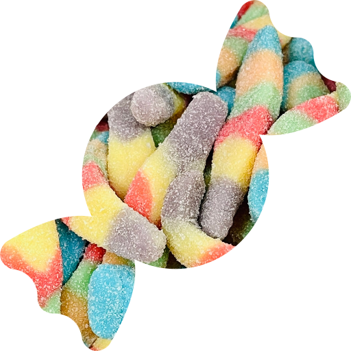 Rainbow Sour Bottles
