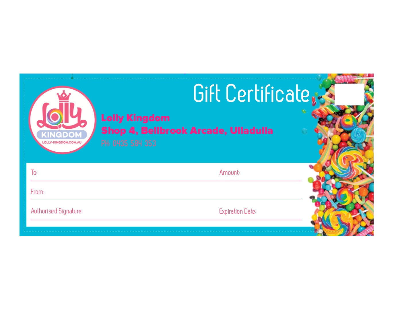 GIFT VOUCHER (For In Store Purchases)