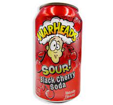 Warhead Drink – Black Cherry Sour Soda