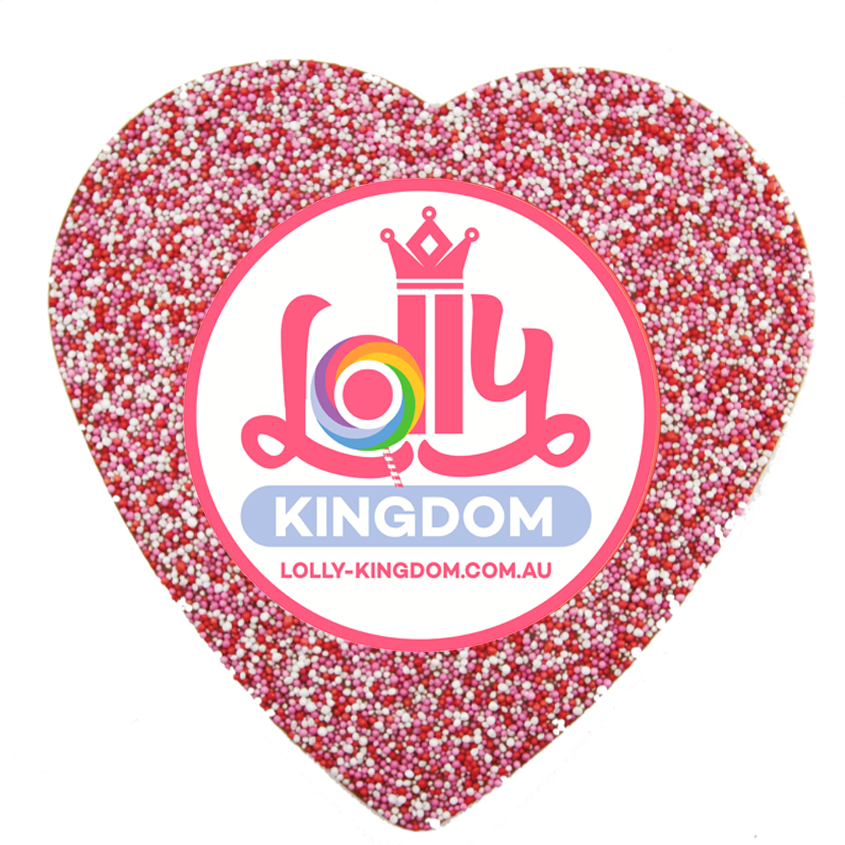 Freckleberry Giant Pink Freckle HEART – WHITE 220g