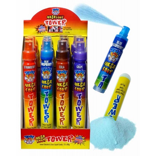 TNT Mega Sour Tower Candy Spray