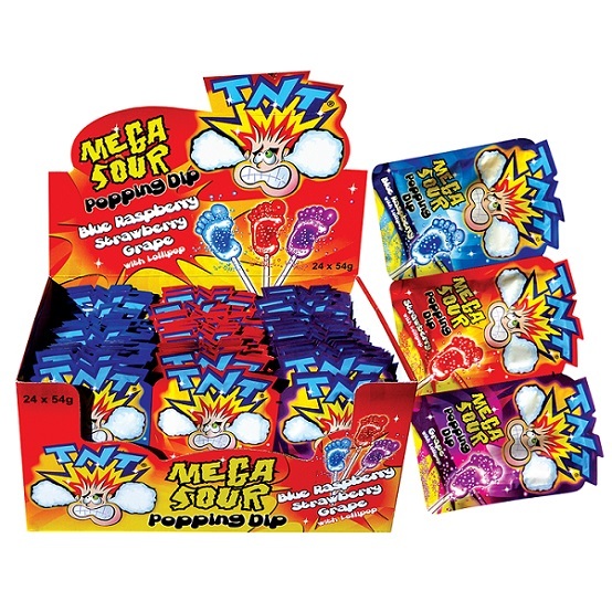 TNT Mega Sour Popping Dip