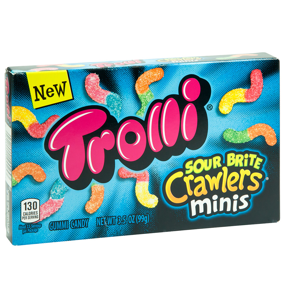 Trolli Brite Crawlers Mini Movie Box