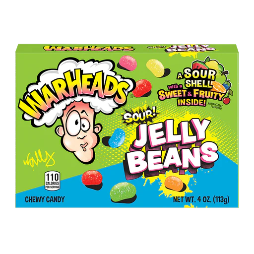 Warheads Sour Jelly Beans Movie Box