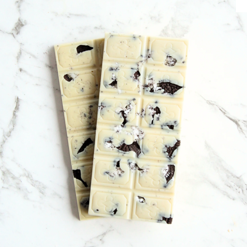 Freckleberry Block Cookies & Cream – WHITE CHOC 100g