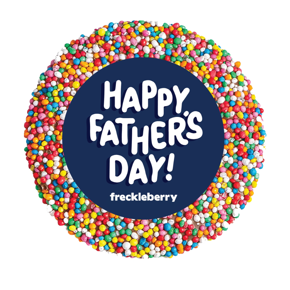 Freckleberry Freckle “HAPPY FATHERS DAY” – MILK CHOC 40g
