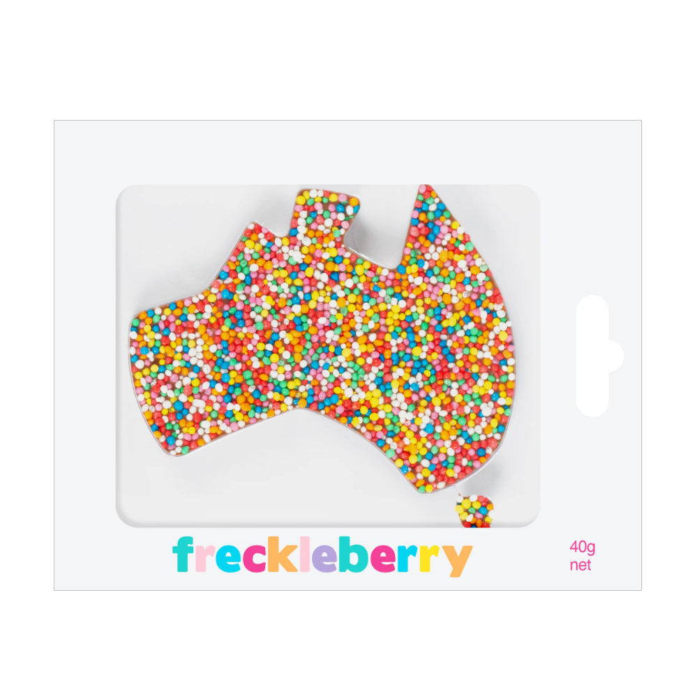 Freckleberry Shape Freckle – AUSTRALIA – MILK CHOC 40g