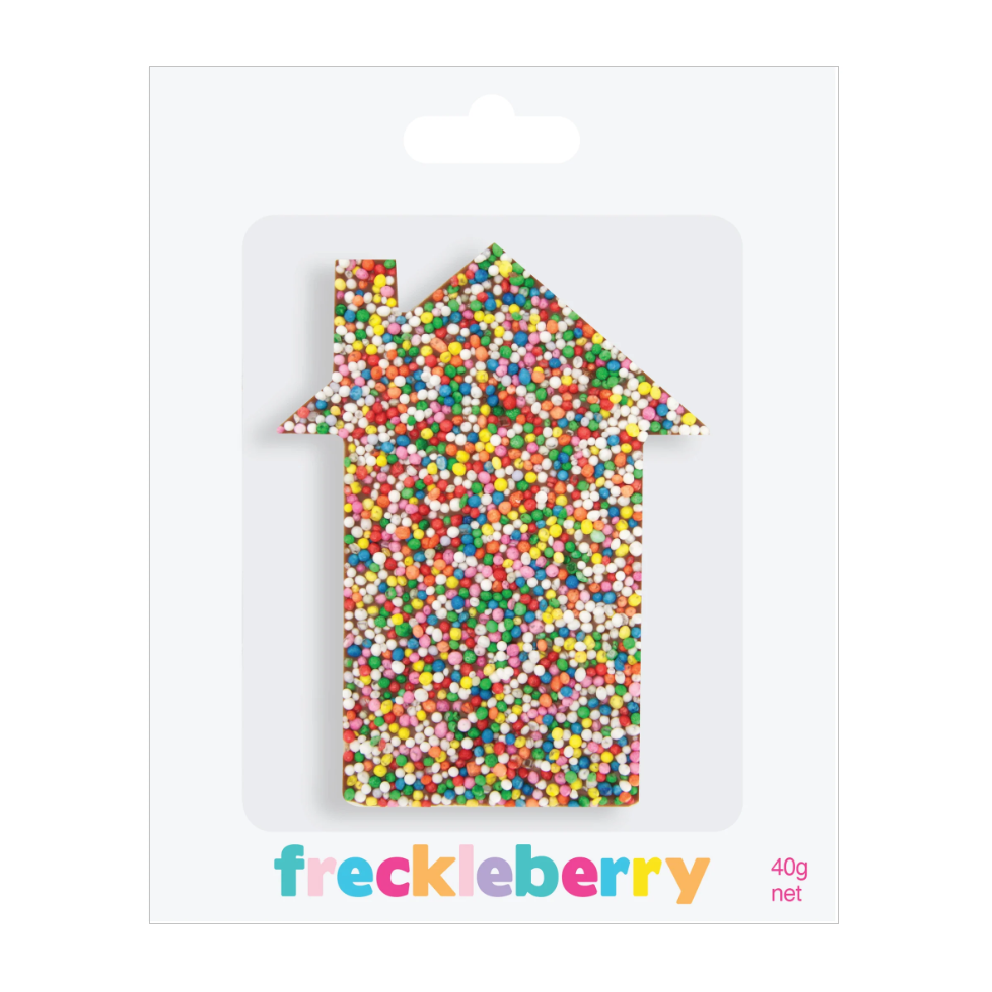 Freckleberry Shape Freckle – HOUSE – MILK CHOC 40g