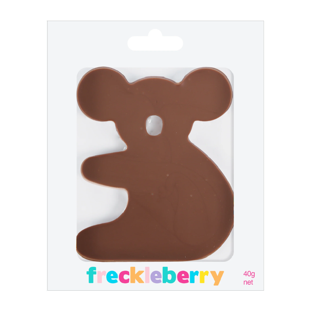 Freckleberry Shape Choc – KOALA – MILK CHOC 40g