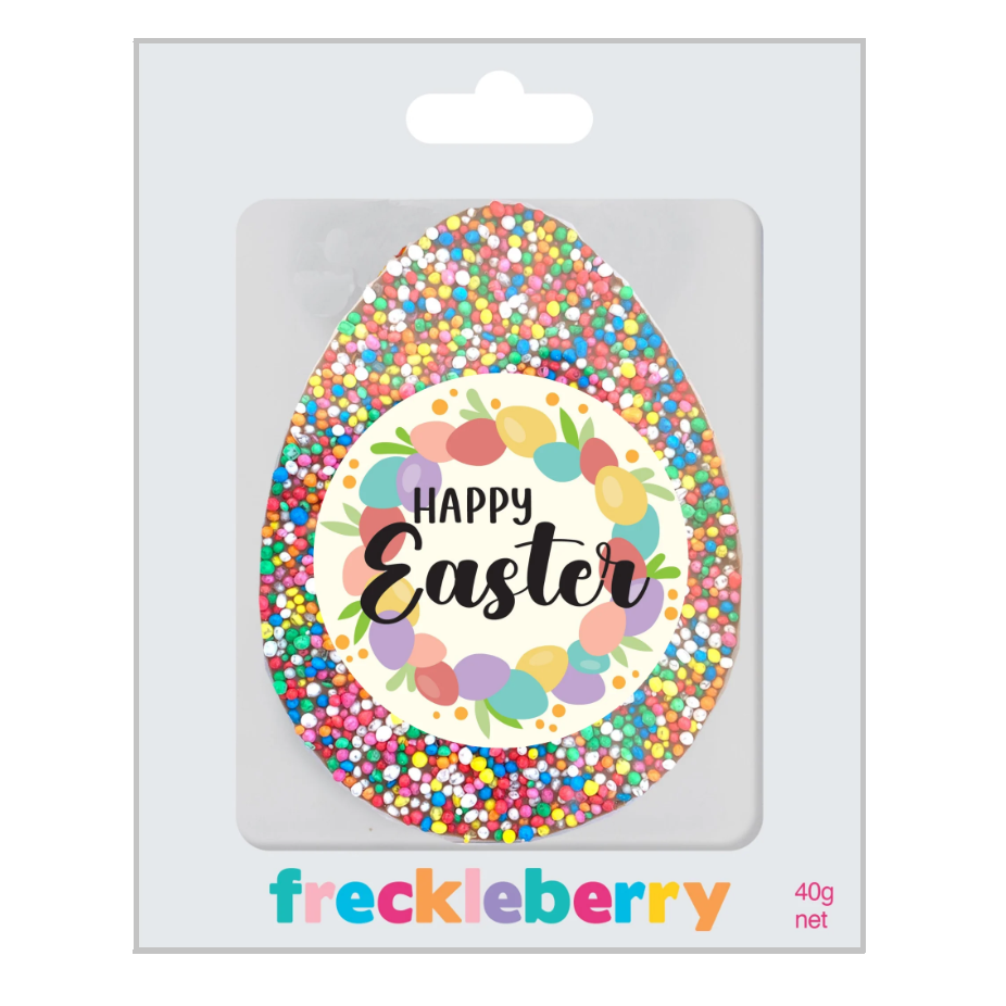 Freckleberry Easter Freckle Egg – MILK CHOC 40g