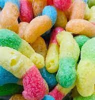 FREEZE DRIED CANDY – Sour Worms 25g
