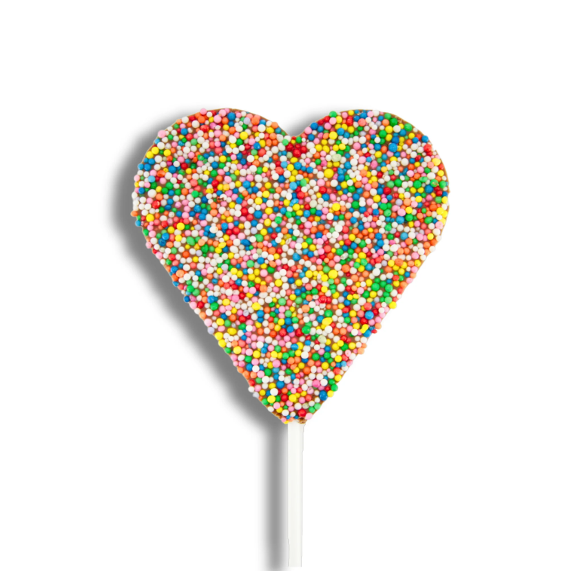 Freckleberry Freckle Heart Pop – MILK CHOC 45g