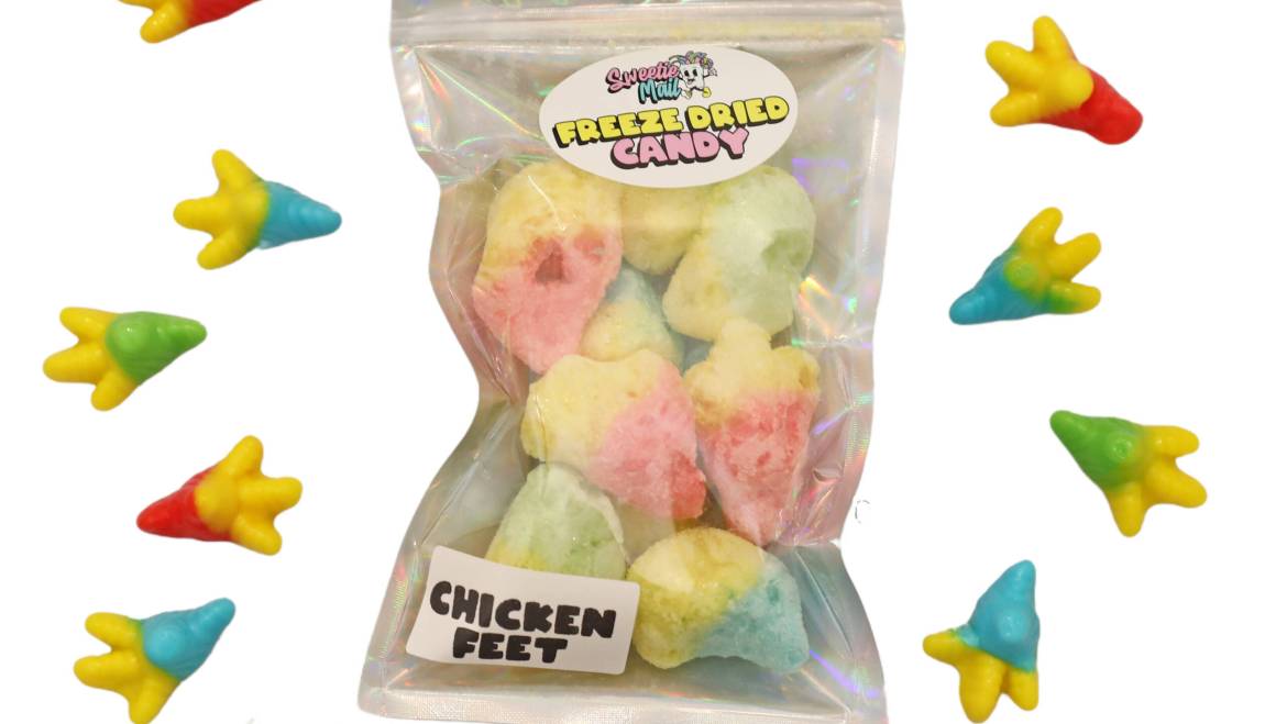 FREEZE DRIED CANDY – Chicken Feet 40g
