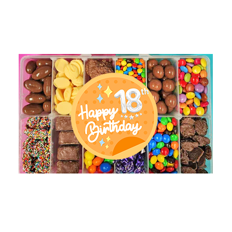 18TH BIRTHDAY CHOCOLATE BOX - Pick n Mix 1kg