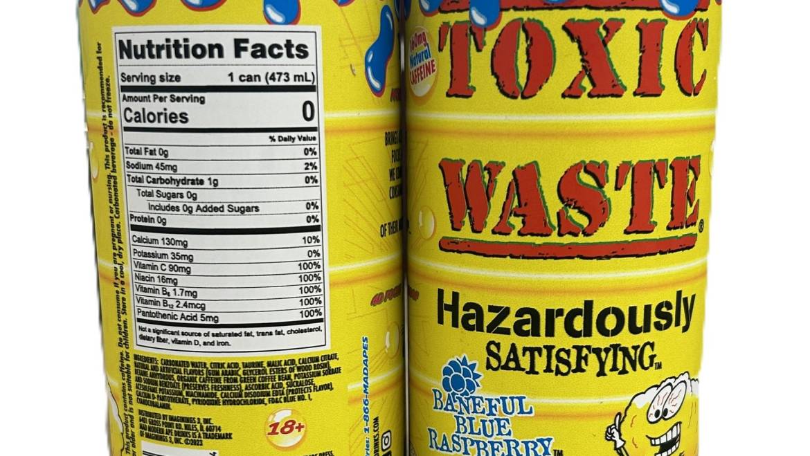 Toxic Waste Drink – Blue Razz 473ml