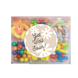 GET WELL MEDIUM LOLLY SNACKLE BOX - Pick n Mix