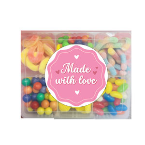 LOVE MEDIUM LOLLY SNACKLE BOX - Pick n Mix
