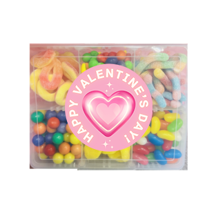 VALENTINES DAY MEDIUM LOLLY SNACKLE BOX - Pick n Mix