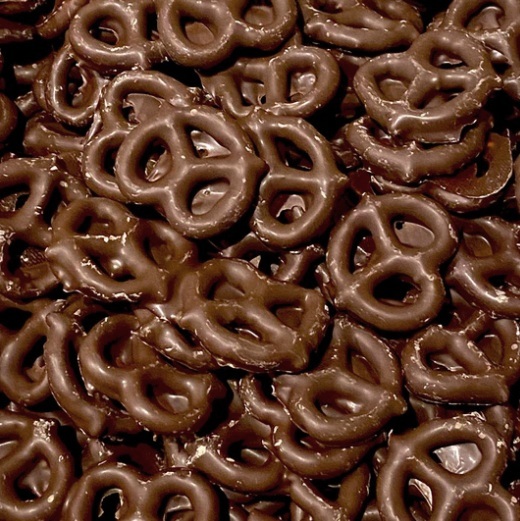 Dark Chocolate Coated Pretzels