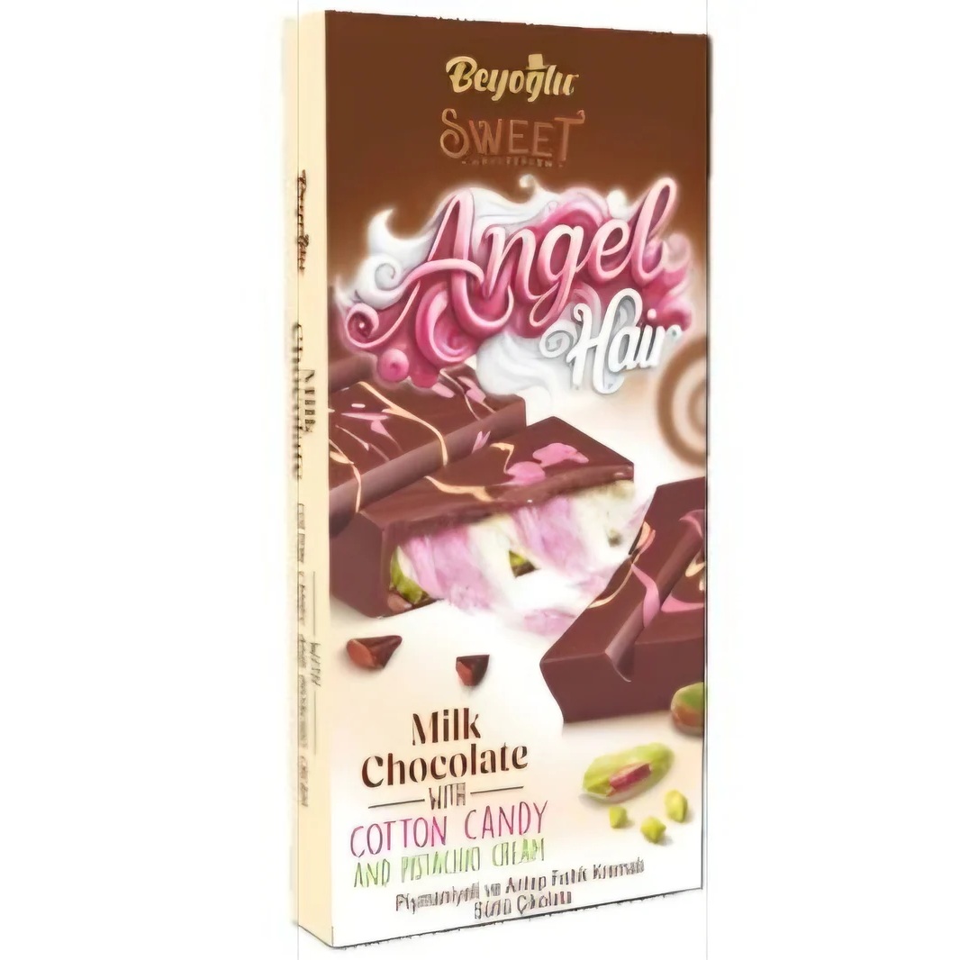 Dubai Milk Chocolate with Cotton Candy & Pistachio Cream 170G