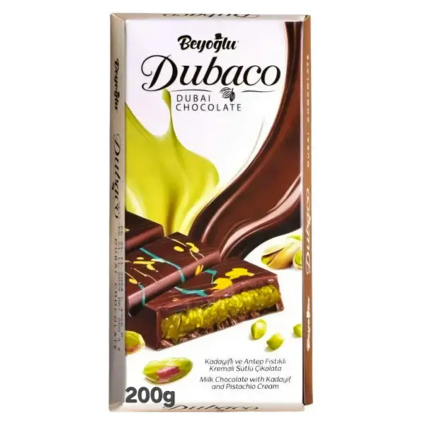 Dubai Chocolate Block 200g